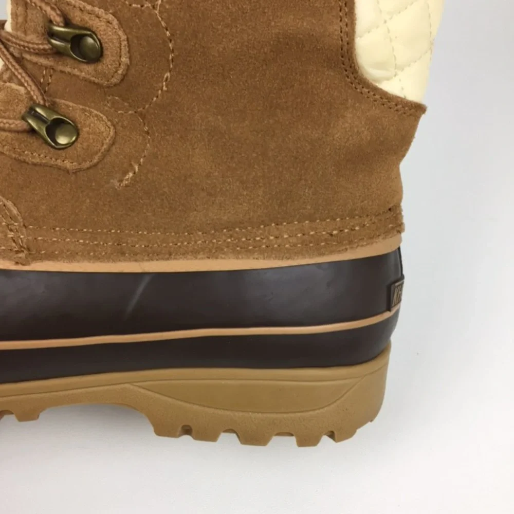Khombu Nordic 2 Brown Waterproof Lace Up Winter Boots 9